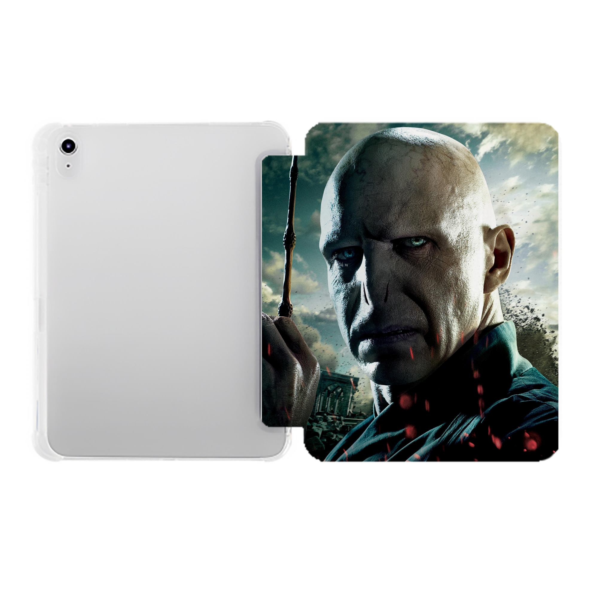 （画像用） Harry Potter ハリー・ポッターシリーズ IPad ケース ペン収納付き 三つ折りスタンド PUレザー×シリコン 対応機種9.5/10.5/10.9インチ
